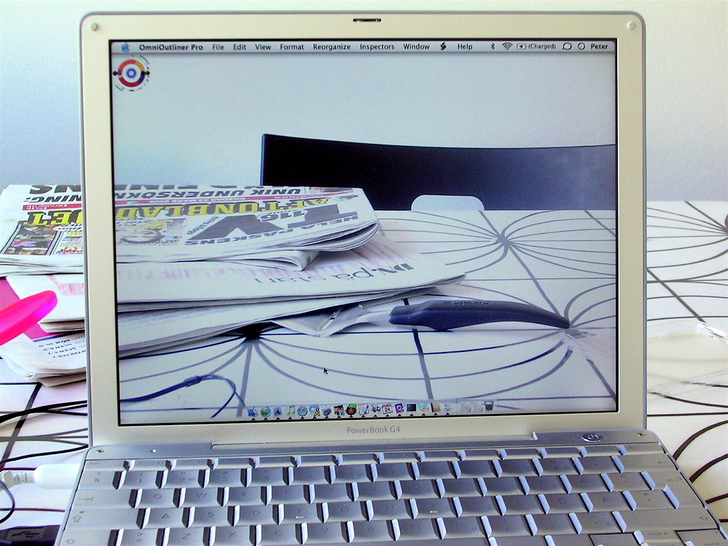 A laptop screen showing a software update in progress
