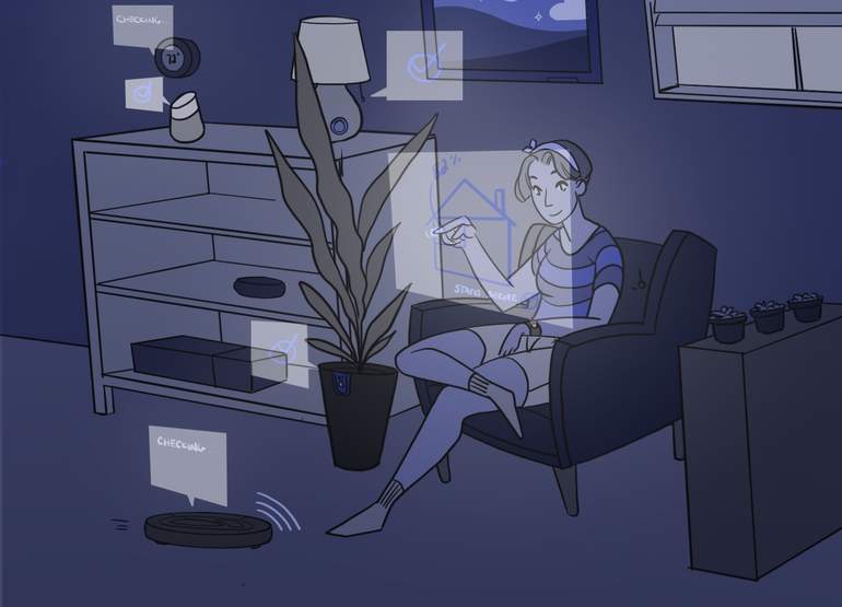 Cybersecurity illustration